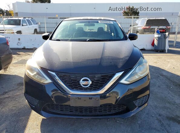 3N1AB7APXGY326653 2016 NISSAN SENTRA Black Front view