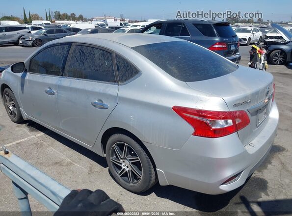 3N1AB7APXHY336620 2017 NISSAN SENTRA Silver Հետևի ձախ
