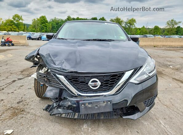 3N1AB7APXHY367270 2017 NISSAN SENTRA Black Front view