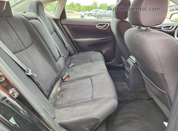 3N1AB7APXHY367270 2017 NISSAN SENTRA Black Rear seats view