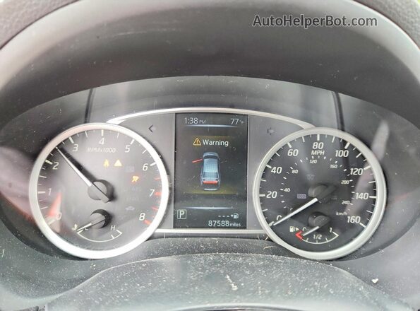 3N1AB7APXHY367270 2017 NISSAN SENTRA Black Instrument cluster view
