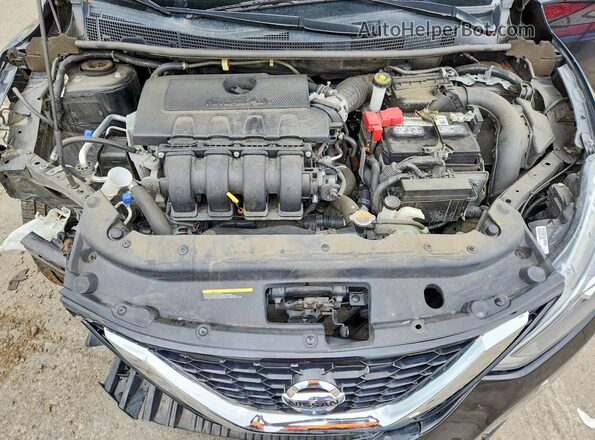 3N1AB7APXHY367270 2017 NISSAN SENTRA Black Rear interior view