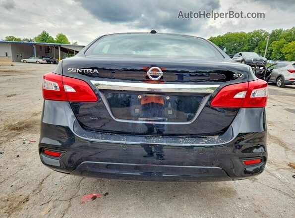 3N1AB7APXHY367270 2017 NISSAN SENTRA Black Rear view
