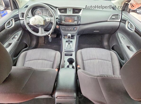 3N1AB7APXHY367270 2017 NISSAN SENTRA Black Dashboard view