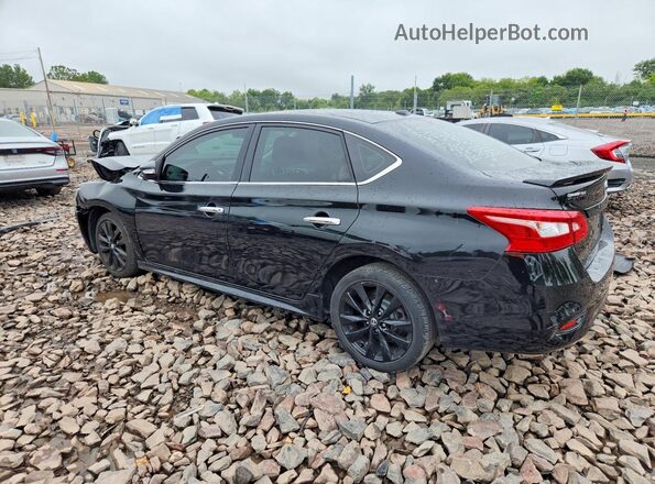 3N1AB7APXJY235454 2018 NISSAN SENTRA Black უკანა მარცხენა