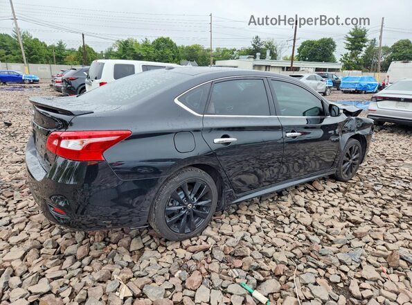 3N1AB7APXJY235454 2018 NISSAN SENTRA Black უკანა მარჯვენა
