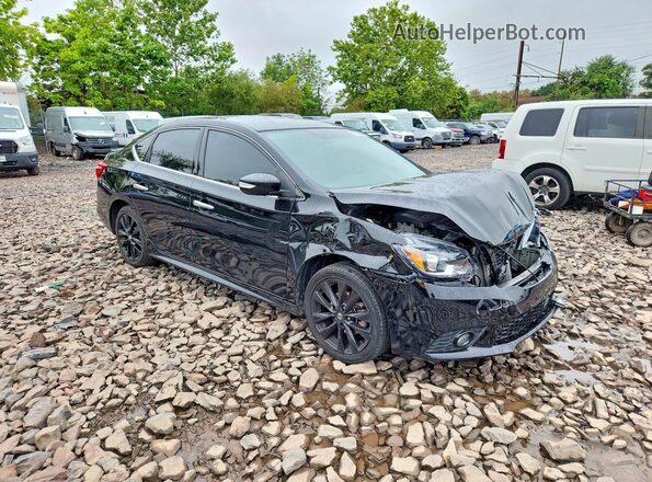 3N1AB7APXJY235454 2018 NISSAN SENTRA Black წინა მარჯვენა