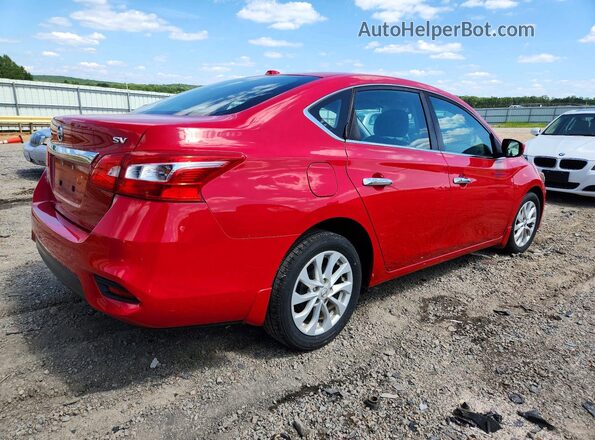 3N1AB7APXJY264825 2018 NISSAN SENTRA Red Tył prawy