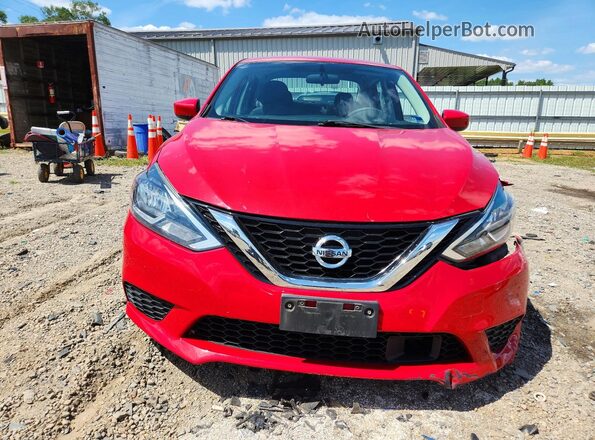 3N1AB7APXJY264825 2018 NISSAN SENTRA Red Widok z przodu