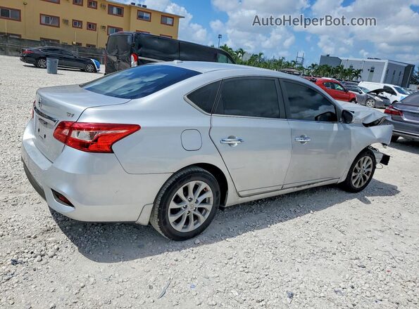 3N1AB7APXJY266283 2018 NISSAN SENTRA Silver Trasero derecho