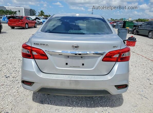 3N1AB7APXJY266283 2018 NISSAN SENTRA Silver Vista trasera