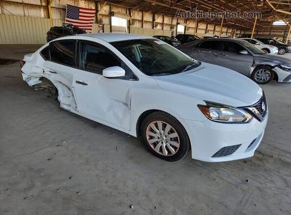 3N1AB7APXJY335103 2018 NISSAN SENTRA White Передня права чверть