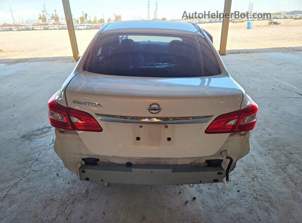 3N1AB7APXJY335103 2018 NISSAN SENTRA White Вид ззаду