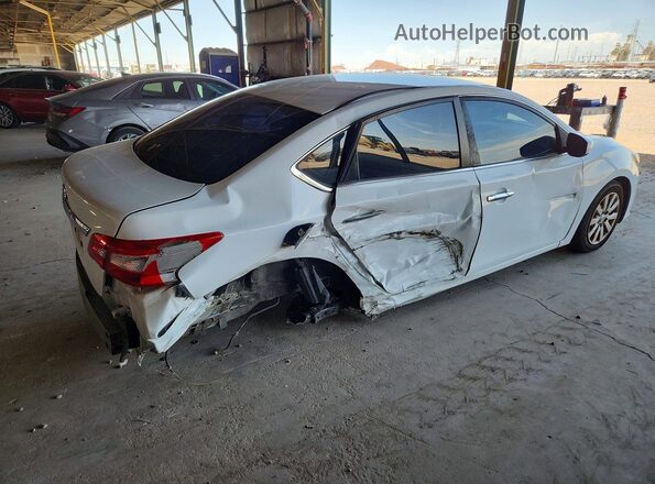 3N1AB7APXJY335103 2018 NISSAN SENTRA White Задня права чверть