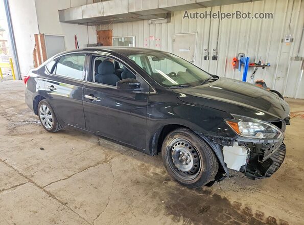 3N1AB7APXKY305441 2019 NISSAN SENTRA Black Przód prawy