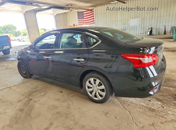 3N1AB7APXKY305441 2019 NISSAN SENTRA Black Tył lewy