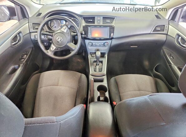 3N1AB7APXKY305441 2019 NISSAN SENTRA Black Widok deski rozdzielczej