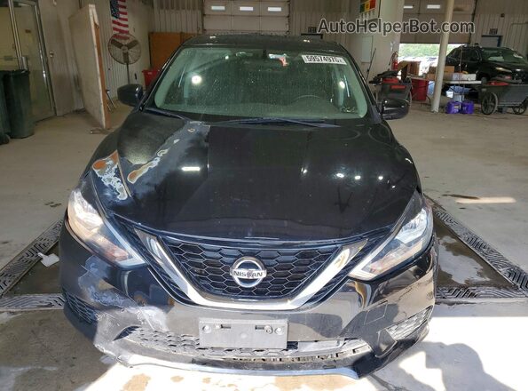 3N1AB7APXKY351867 2019 NISSAN SENTRA Black წინა ხედი