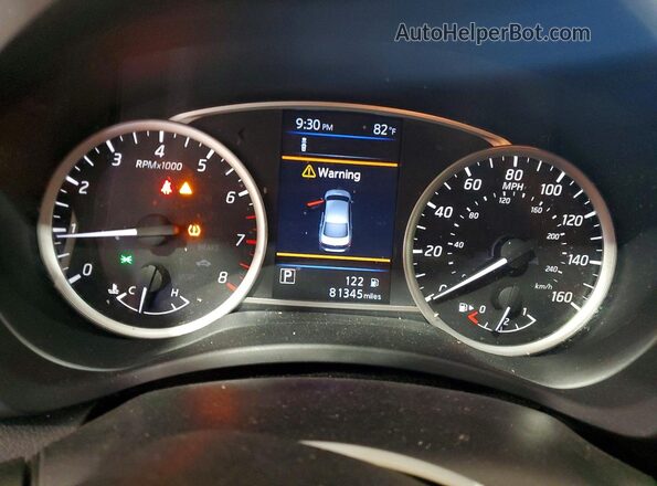 3N1AB7APXKY351867 2019 NISSAN SENTRA Black ხელსაწყოთა პანელის ხედი