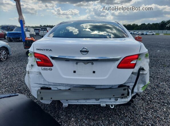 3N1AB7APXKY442637 2019 NISSAN SENTRA White Vista trasera