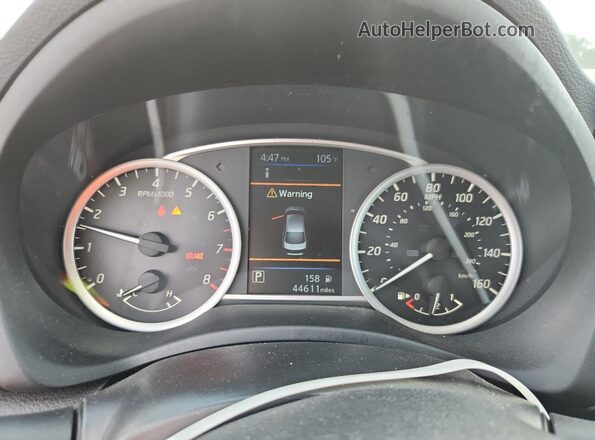 3N1AB7APXKY442637 2019 NISSAN SENTRA White Vista del cuadro de instrumentos