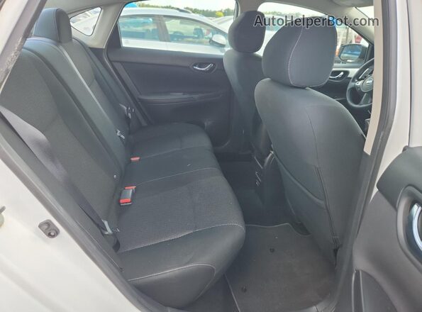 3N1AB7APXKY442637 2019 NISSAN SENTRA White Vista de los asientos traseros