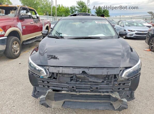 3N1AB8BV3RY243281 2024 NISSAN SENTRA Black Դիմացի տեսք