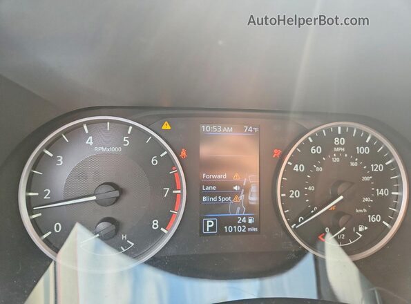3N1AB8BV3SY401530 2025 NISSAN SENTRA Gray Вид щитка приладів