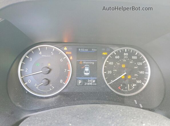 3N1AB8BV7SY284891 2025 NISSAN SENTRA Gray Instrument cluster view