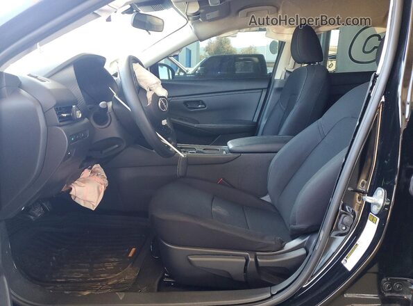 3N1AB8BV9SY351247 2025 NISSAN SENTRA Черный Вид салона спереди