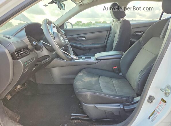 3N1AB8CV0MY218703 2021 NISSAN SENTRA White Widok wnętrza z przodu