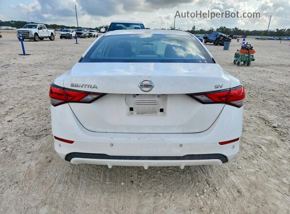 3N1AB8CV0MY218703 2021 NISSAN SENTRA White Widok z tyłu