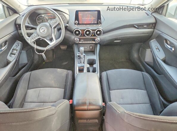 3N1AB8CV0MY218703 2021 NISSAN SENTRA White Widok deski rozdzielczej