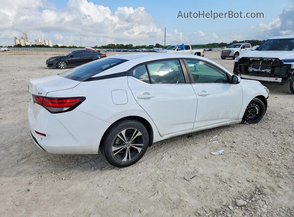 3N1AB8CV0MY218703 2021 NISSAN SENTRA White Tył prawy
