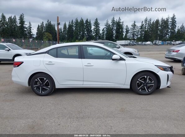 3N1AB8CV0SY302405 2025 NISSAN SENTRA White Вид задньої частини салону
