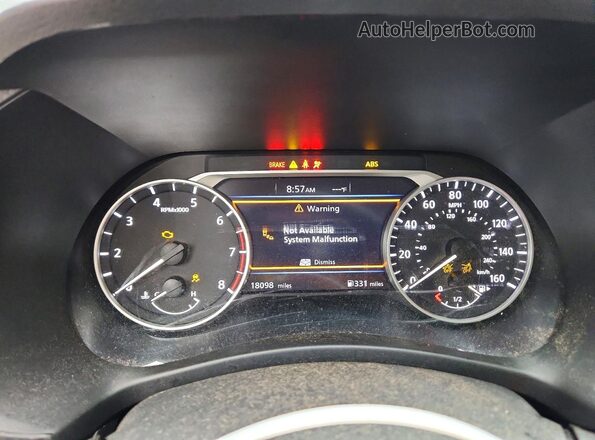 3N1AB8CV0SY337266 2025 NISSAN SENTRA Black Vista del cuadro de instrumentos