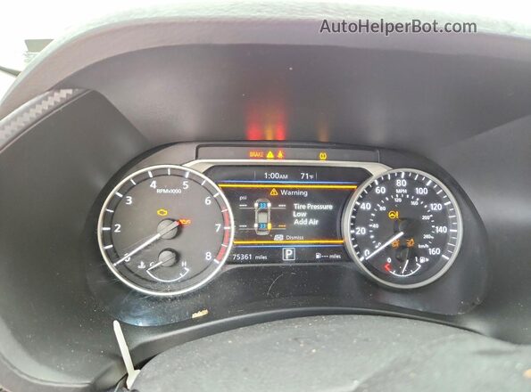 3N1AB8CV1MY235784 2021 NISSAN SENTRA Silver Вид щитка приладів