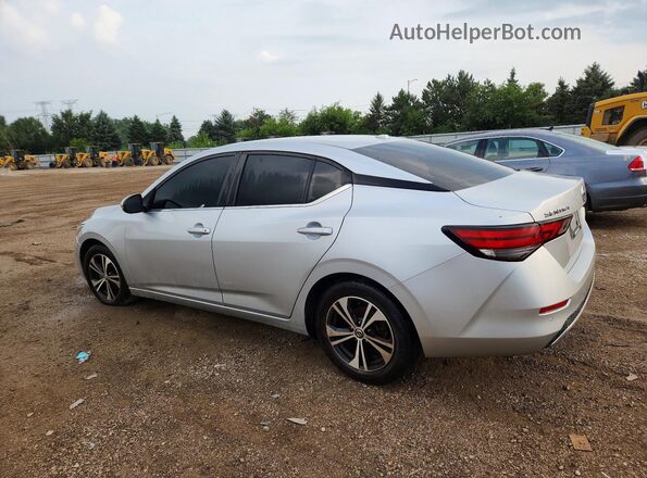 3N1AB8CV1MY235784 2021 NISSAN SENTRA Silver Задня ліва чверть