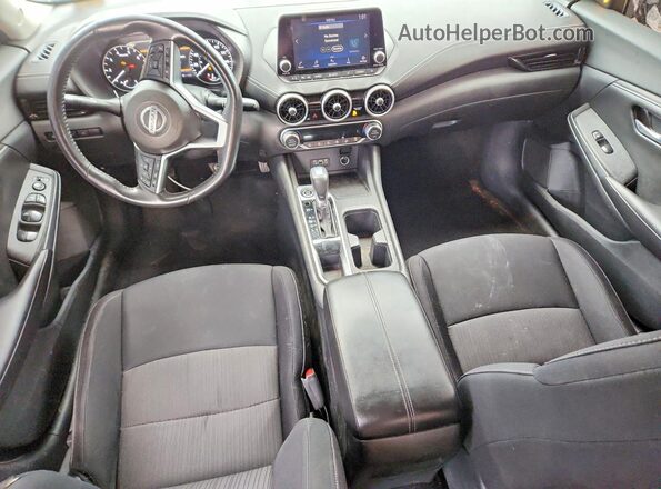 3N1AB8CV1MY235784 2021 NISSAN SENTRA Silver Вид панелі приладів
