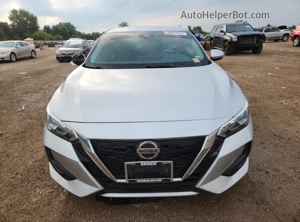 3N1AB8CV1MY235784 2021 NISSAN SENTRA Silver Вид наклейки з VIN-кодом