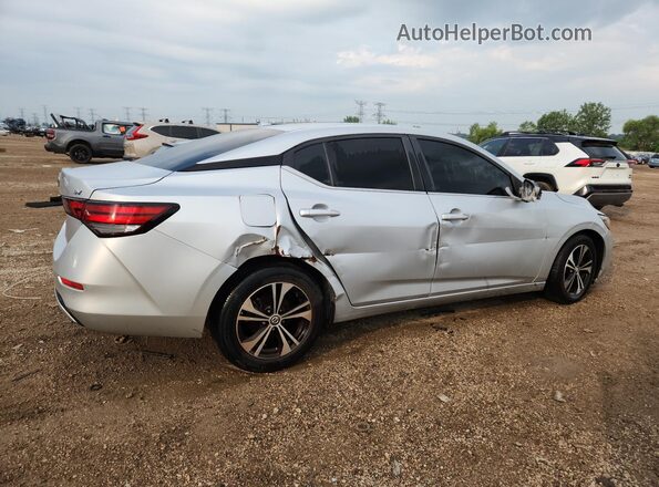 3N1AB8CV1MY235784 2021 NISSAN SENTRA Silver 