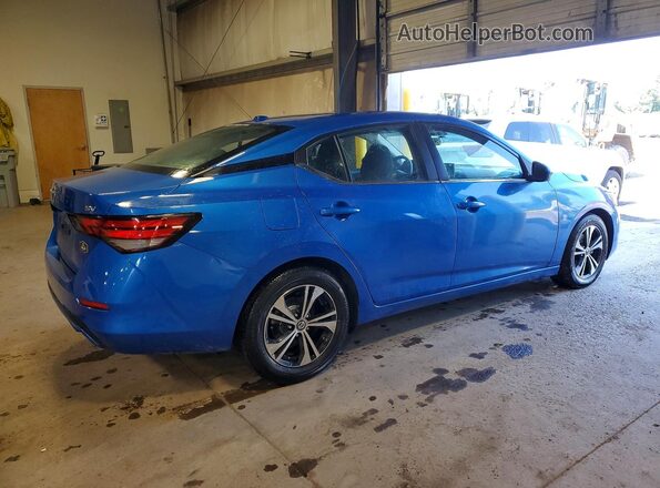 3N1AB8CV1PY319401 2023 NISSAN SENTRA Blue Задня права чверть