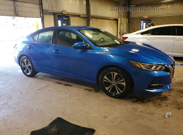 3N1AB8CV1PY319401 2023 NISSAN SENTRA Blue Передня права чверть