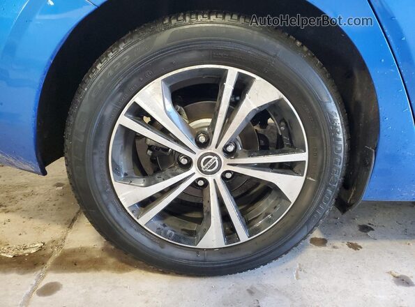 3N1AB8CV1PY319401 2023 NISSAN SENTRA Blue Панорамний вид салону 360°