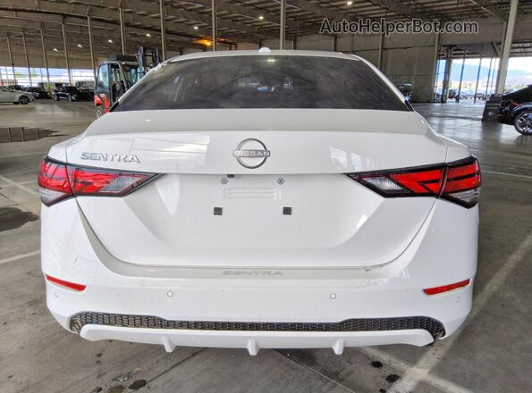 3N1AB8CV1SY355422 2025 NISSAN SENTRA White Вид ззаду