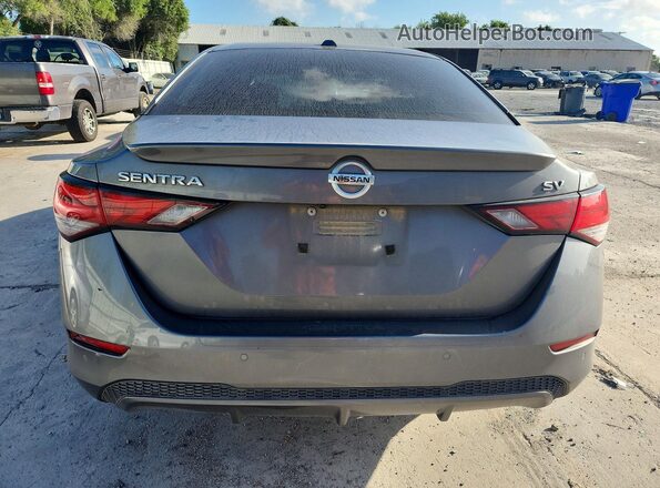 3N1AB8CV2LY259221 2020 NISSAN SENTRA Gray Rear view