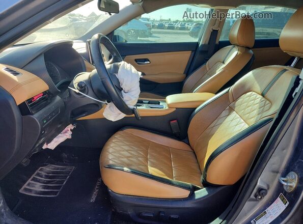 3N1AB8CV2LY259221 2020 NISSAN SENTRA Gray Front interior view