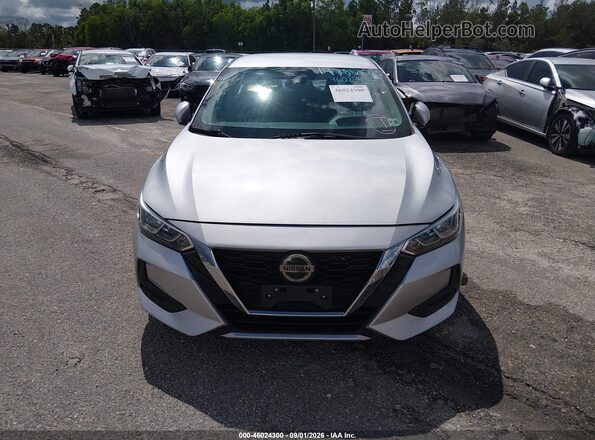 3N1AB8CV2LY288802 2020 NISSAN SENTRA Silver Սարքավորումների վահանակի տեսք