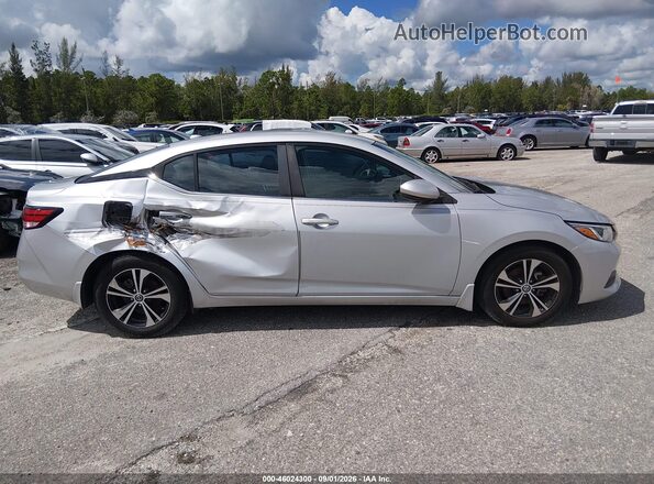 3N1AB8CV2LY288802 2020 NISSAN SENTRA Silver Սալոնի հետևի տեսք