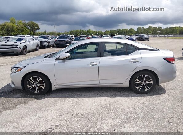 3N1AB8CV2LY288802 2020 NISSAN SENTRA Silver Սալոնի 360 աստիճան տեսք